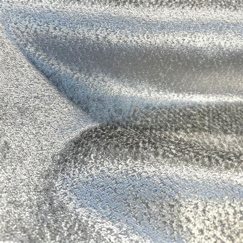 silver metallic upholstery fabric